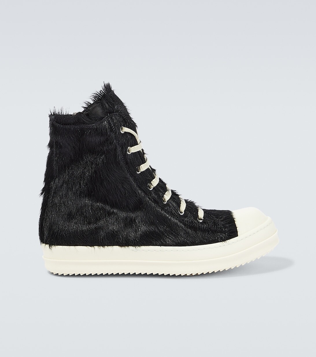 

Кроссовки из телячьей шерсти Rick Owens, черный