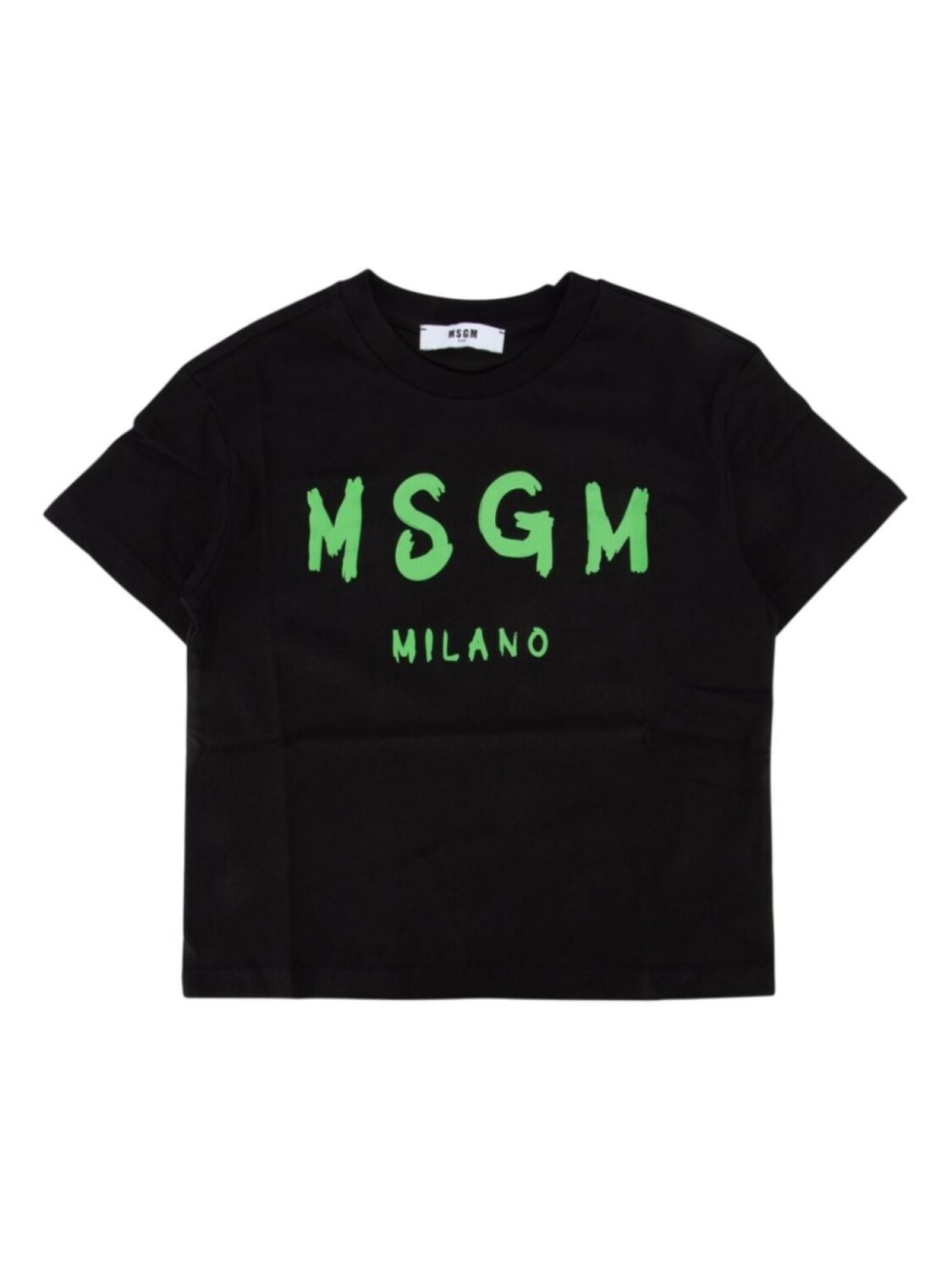 

MSGM Kids футболка с логотипом, черный