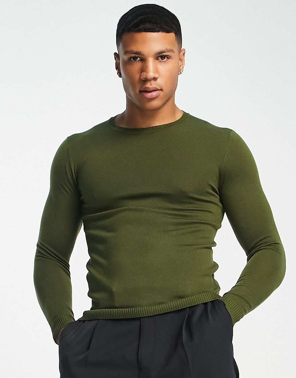

Джемпер премиум-класса из шерсти мериноса ASOS DESIGN