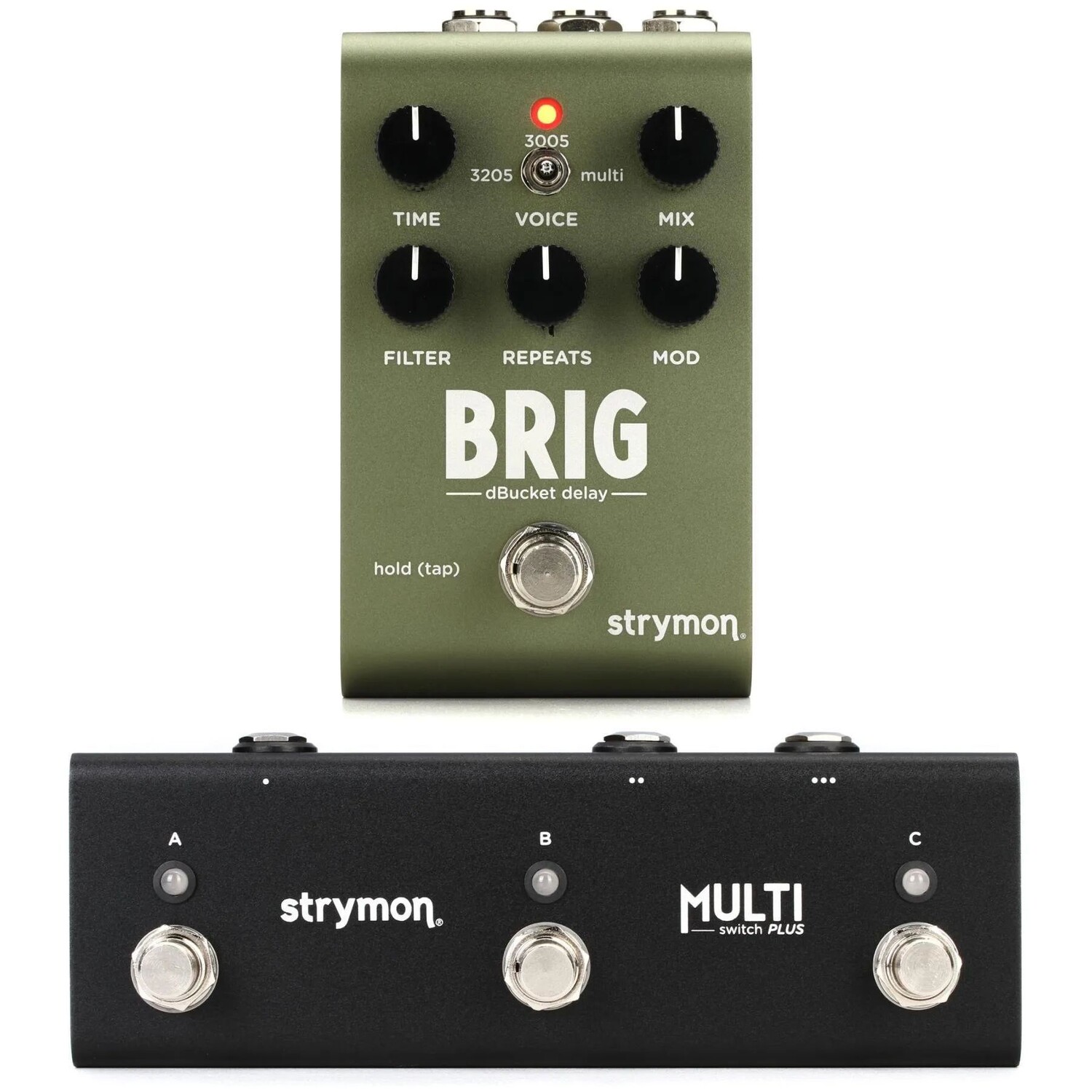 

Новая многоголосная педаль задержки dBucket Strymon Brig и пакет Multi Switch Plus Pack