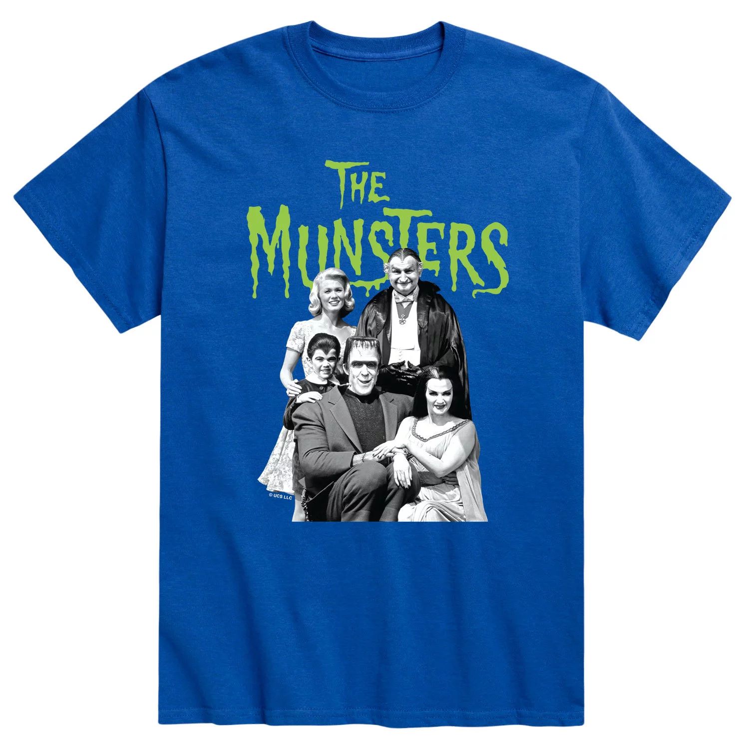 Мужская футболка с семейным портретом The Munsters Licensed Character