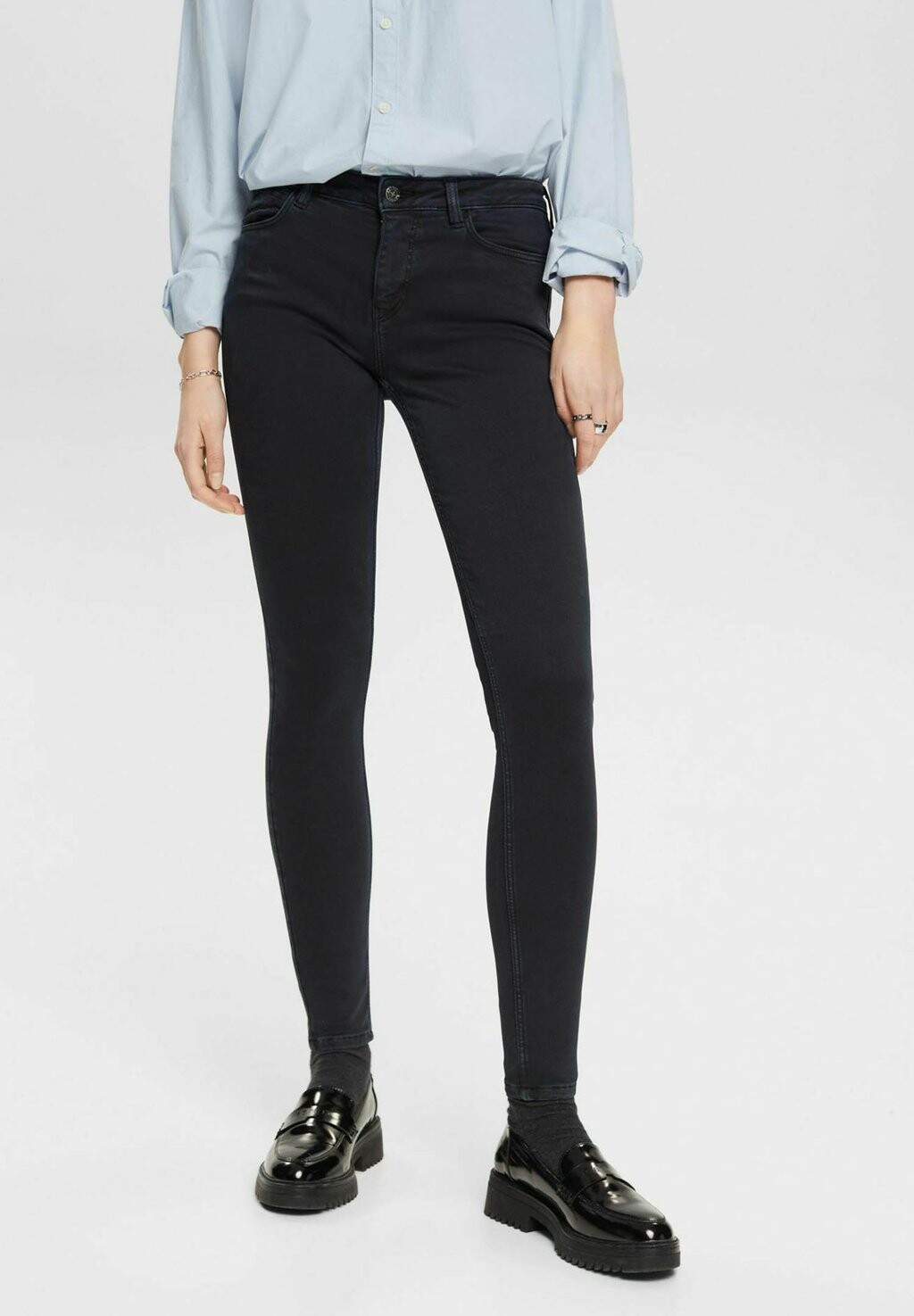 

Джинсы Skinny Fit Esprit, черный