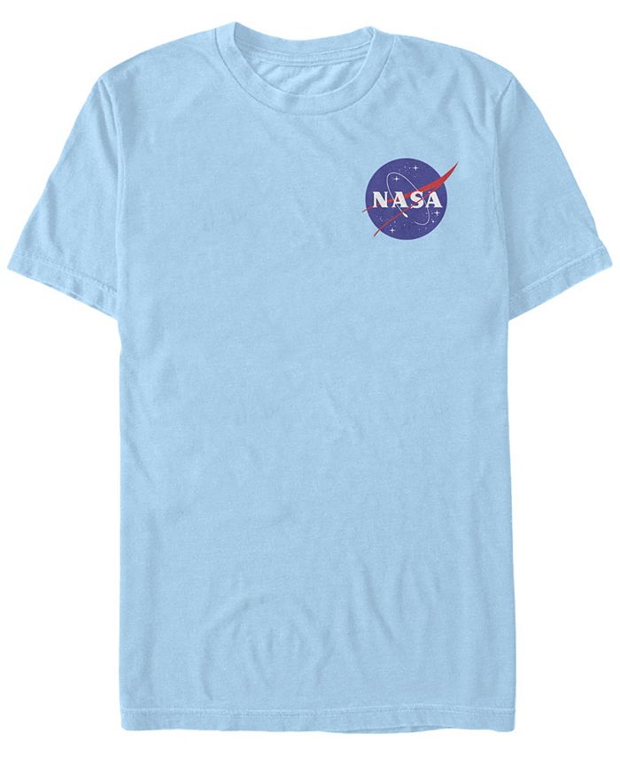 Мужская футболка с короткими рукавами и логотипом НАСА Fifth Sun, синий мужская футболка для бега по пересеченной местности с логотипом и короткими рукавами fifth sun синий
