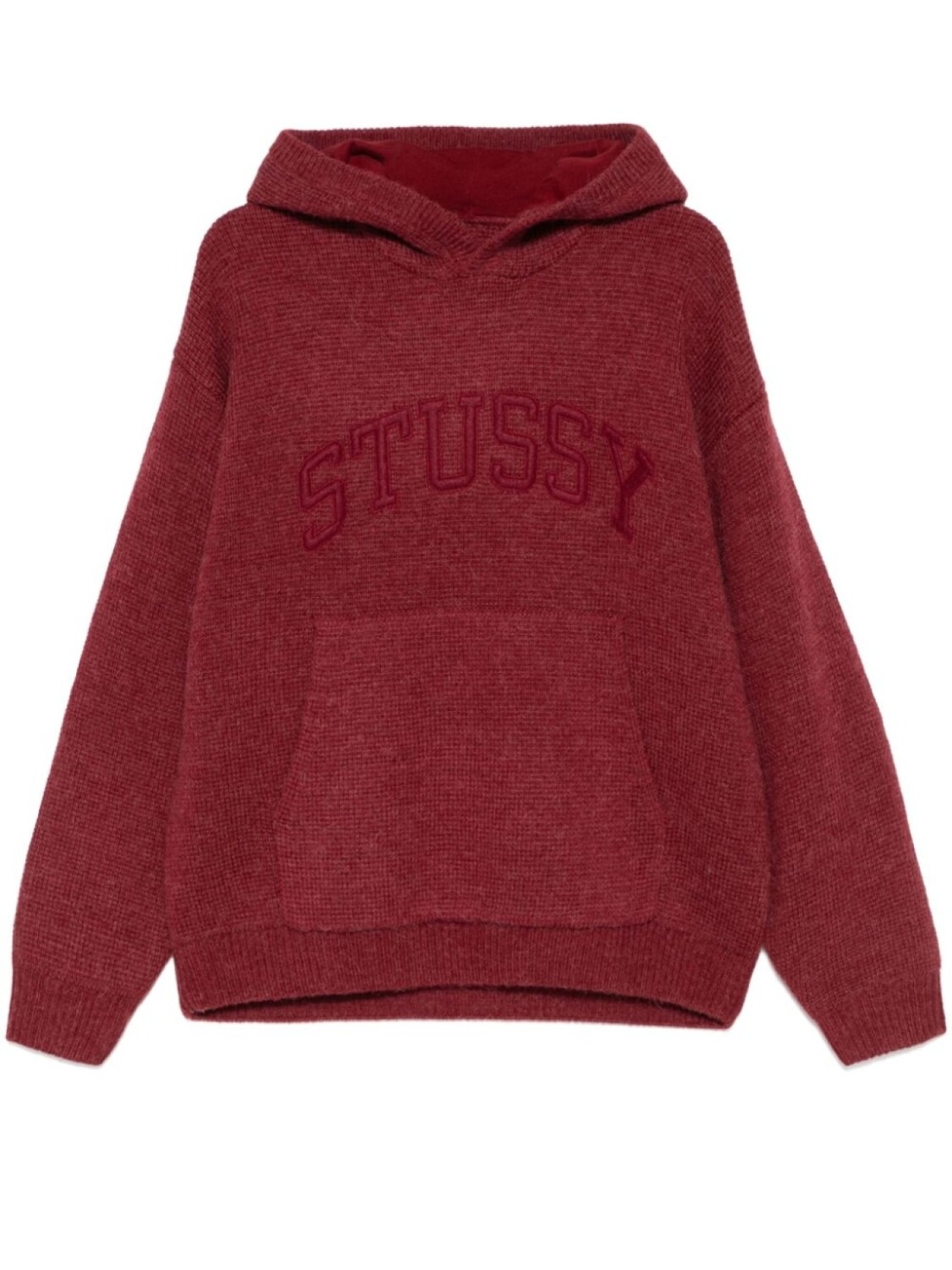 

Трикотажное худи с нашивкой Stüssy, красный