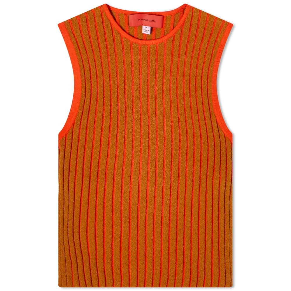 

Вязаный жилет на бретелях Eckhaus Latta