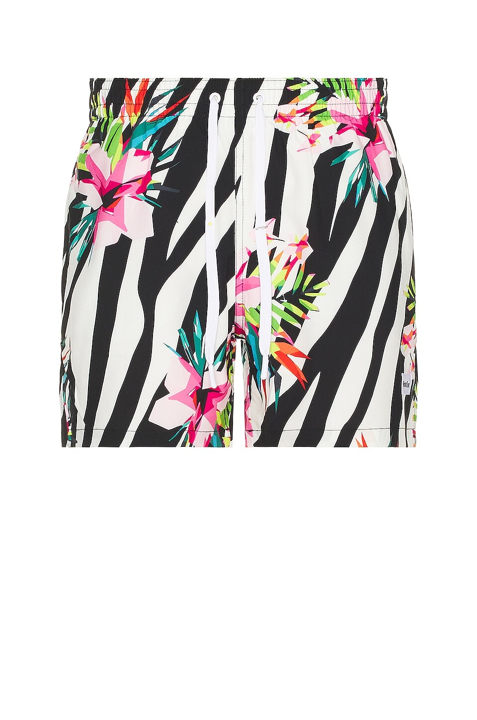 

Шорты Duvin Design Zebra Floral Swim Short, черный