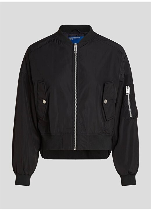 

Стандартная черная женская куртка 240J1501 Karl Lagerfeld Jeans, черный