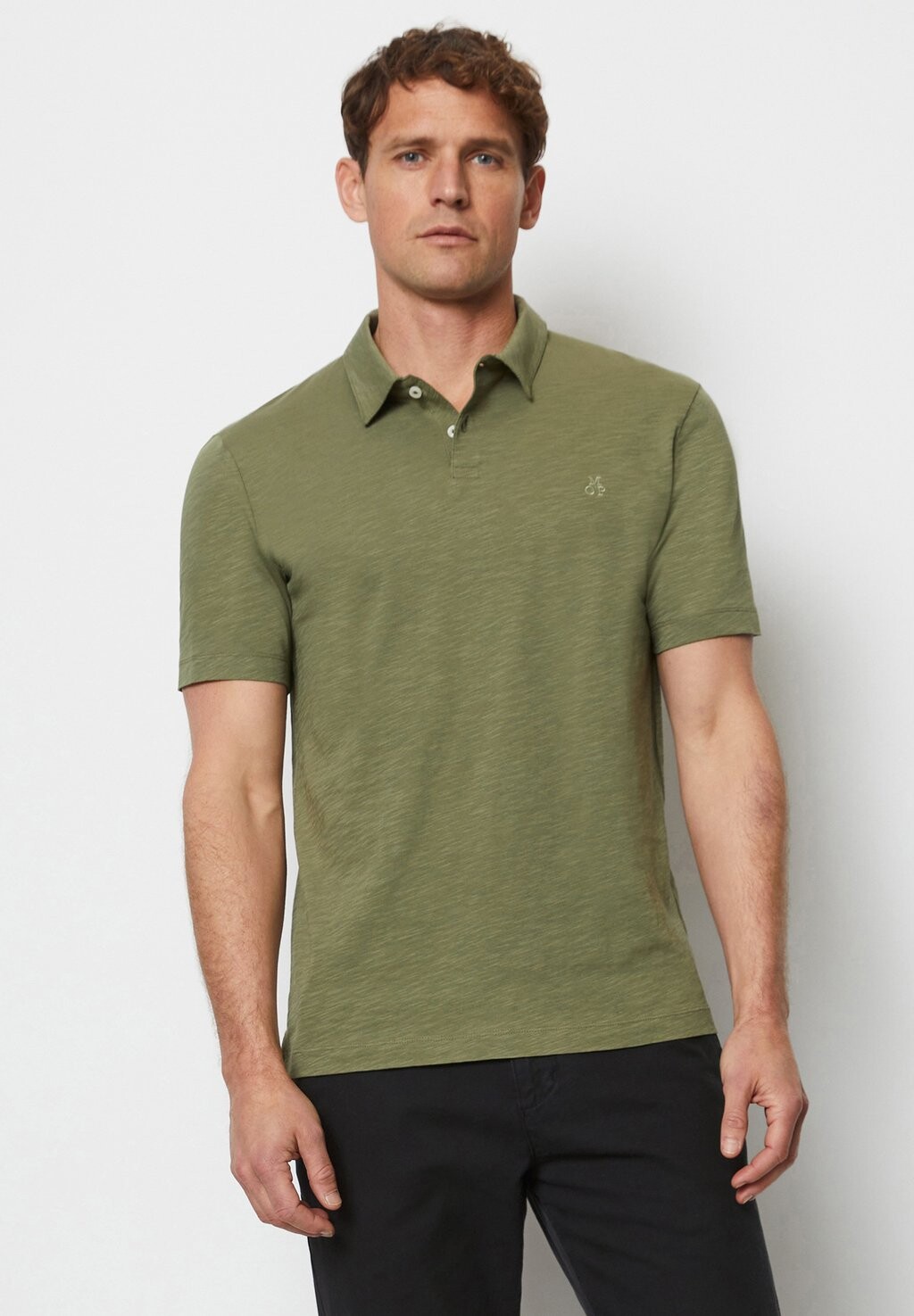 

Рубашка-поло SHAPED IN SOFTER QUALITÄT Marc O'Polo, цвет olive