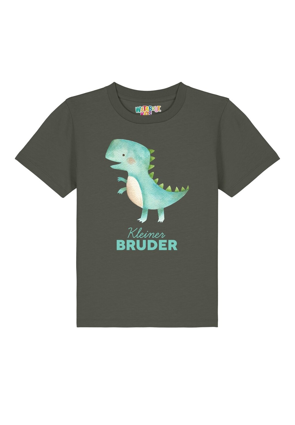 

Футболка с принтом DINOSAURIER 03 KLEINER BRUDER watapparel, хаки