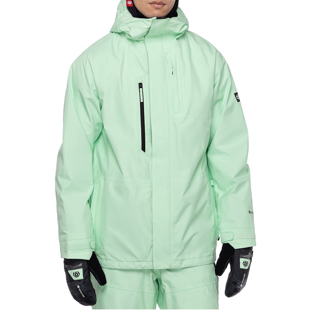 

Утепленная куртка 686 GORE-TEX Core Shell, лаймовый