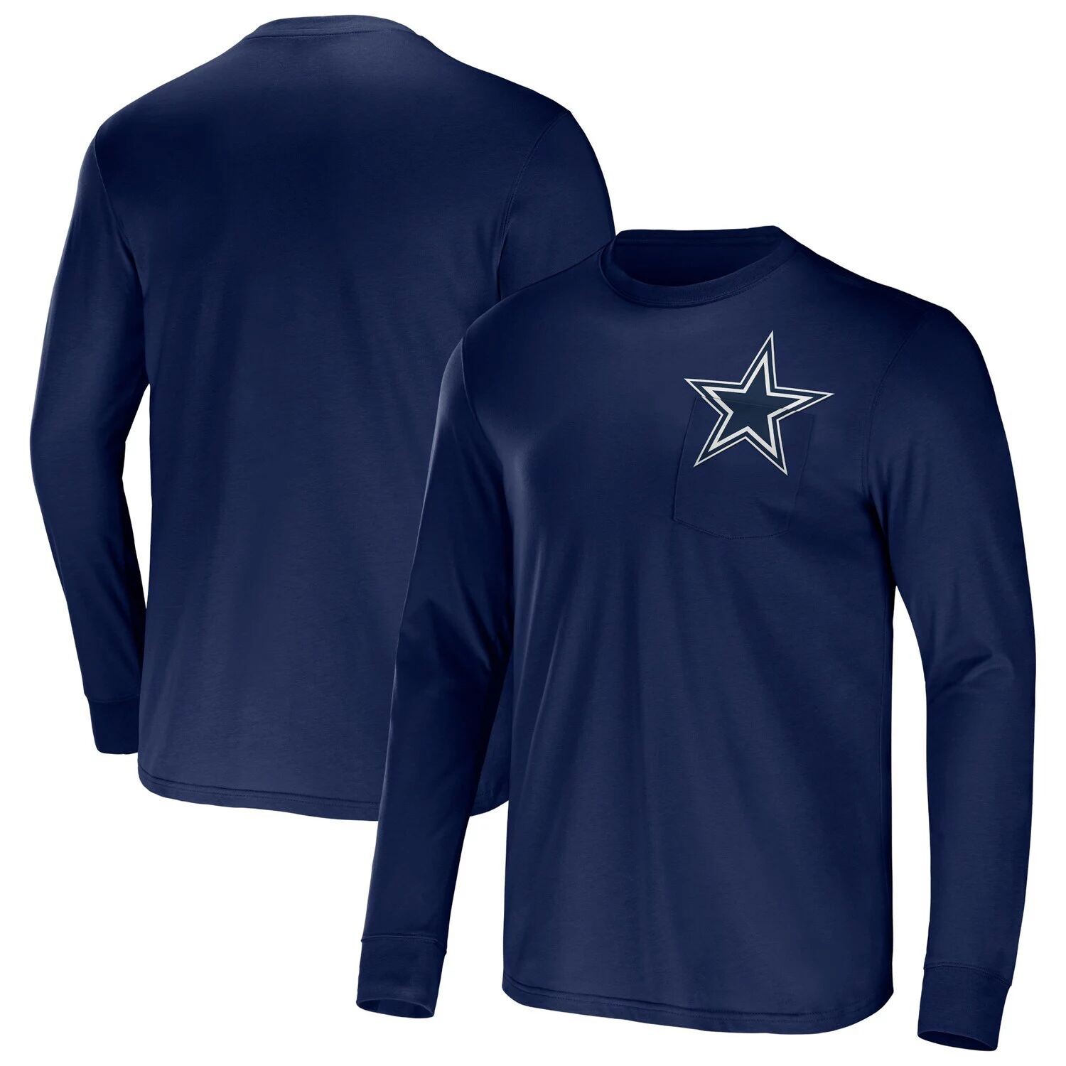 

Мужская футболка с длинным рукавом NFL x Darius Rucker Collection от Fanatics Navy Dallas Cowboys Team