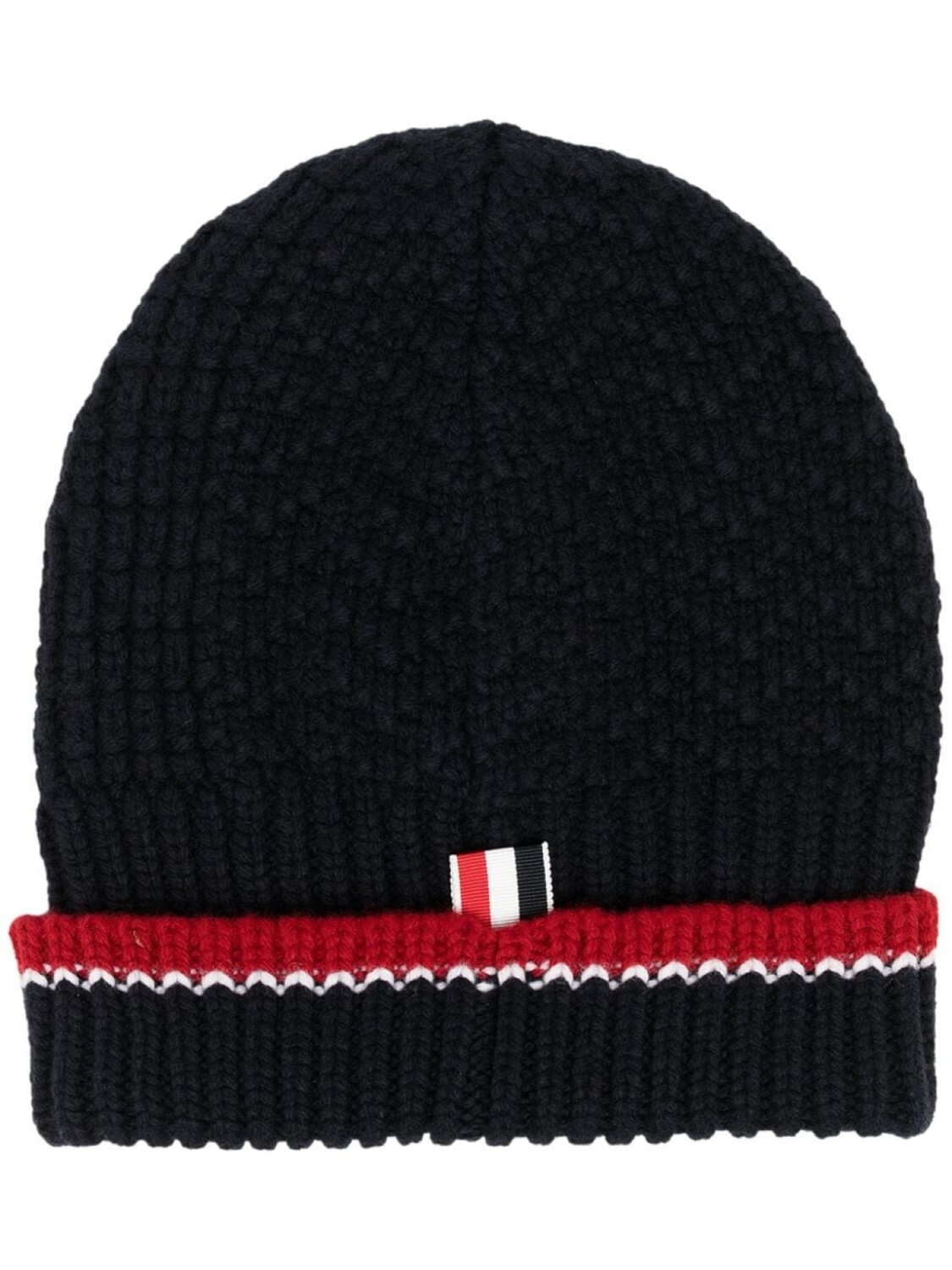

Thom Browne вязаная шапка бини, синий