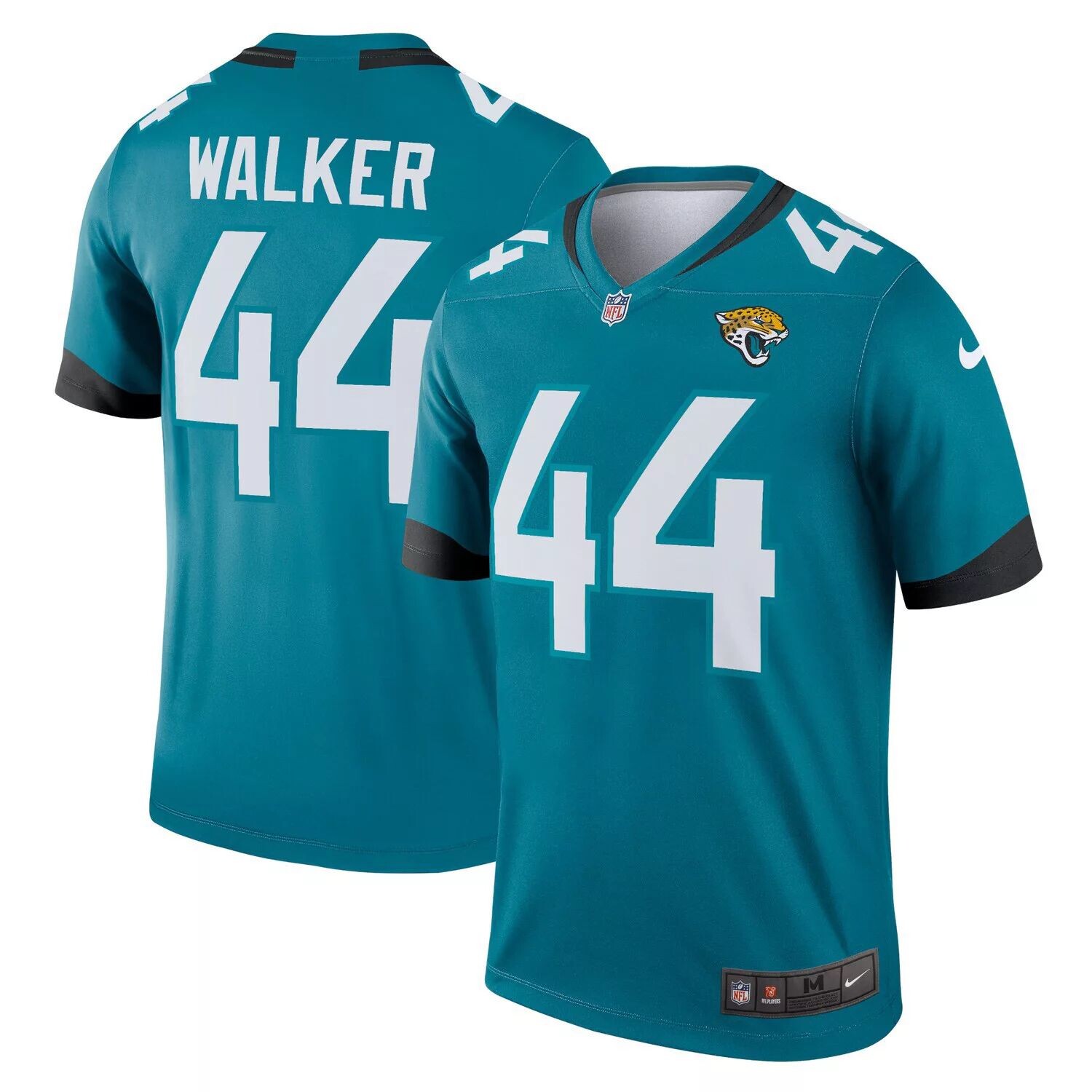 

Мужская джерси Travon Walker темно-бирюзовая Jacksonville Jaguars Legend Nike, Зеленый