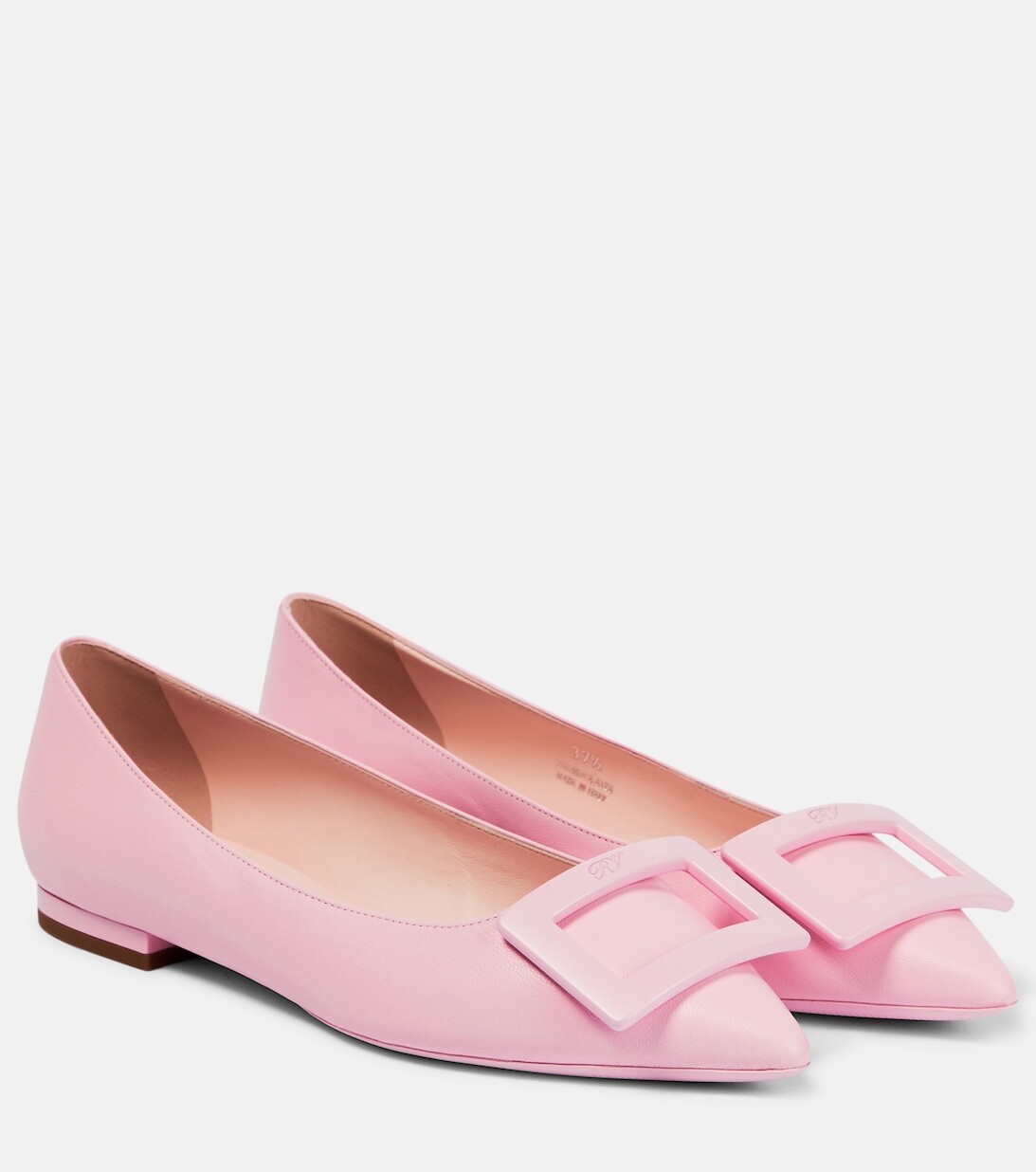

Кожаные балетки Gommettine Roger Vivier, розовый