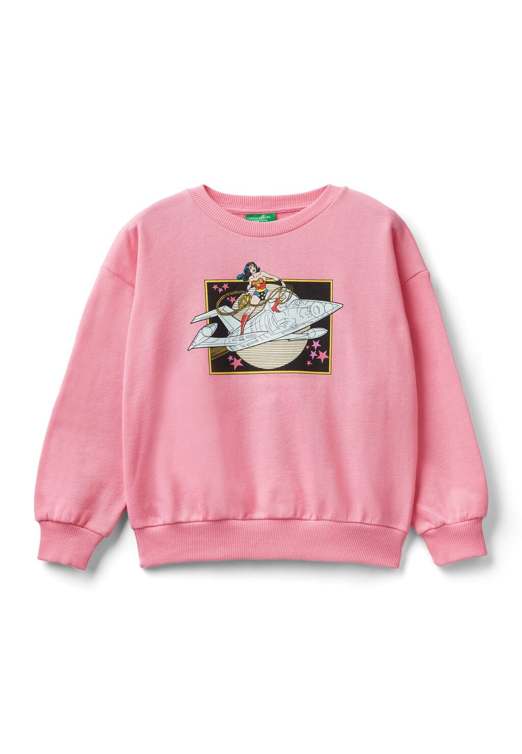 

Толстовка Dc Comics United Colors of Benetton, розовый