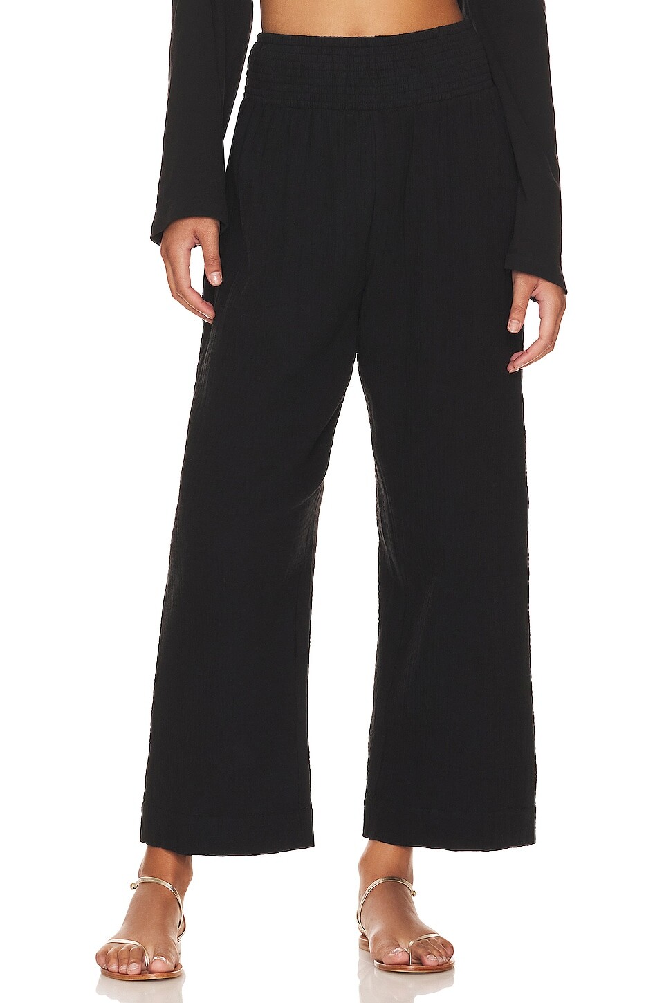 

Брюки Seafolly Double Cloth Shirring, черный
