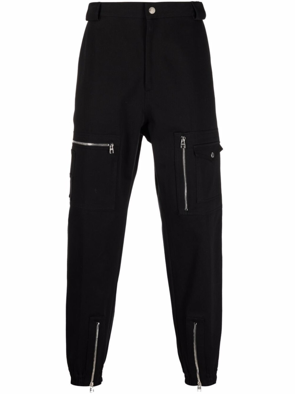 

Alexander McQueen брюки с молниями, черный