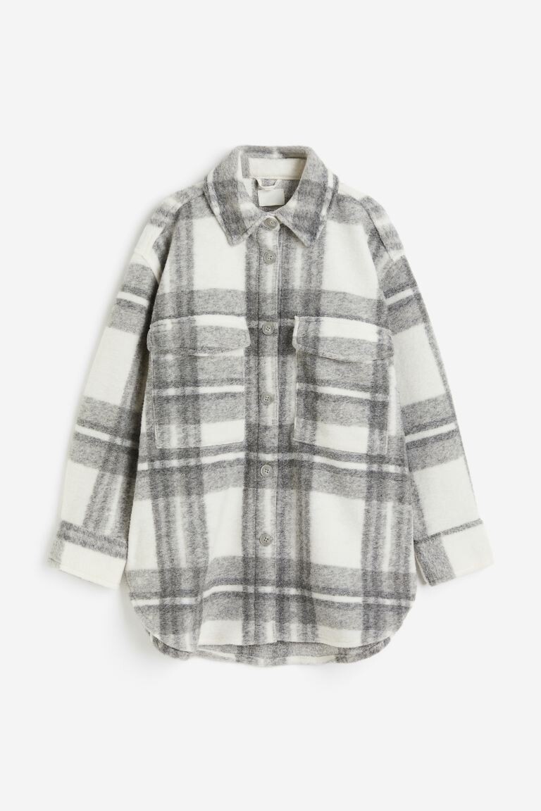 

Куртка-рубашка оверсайз H&M