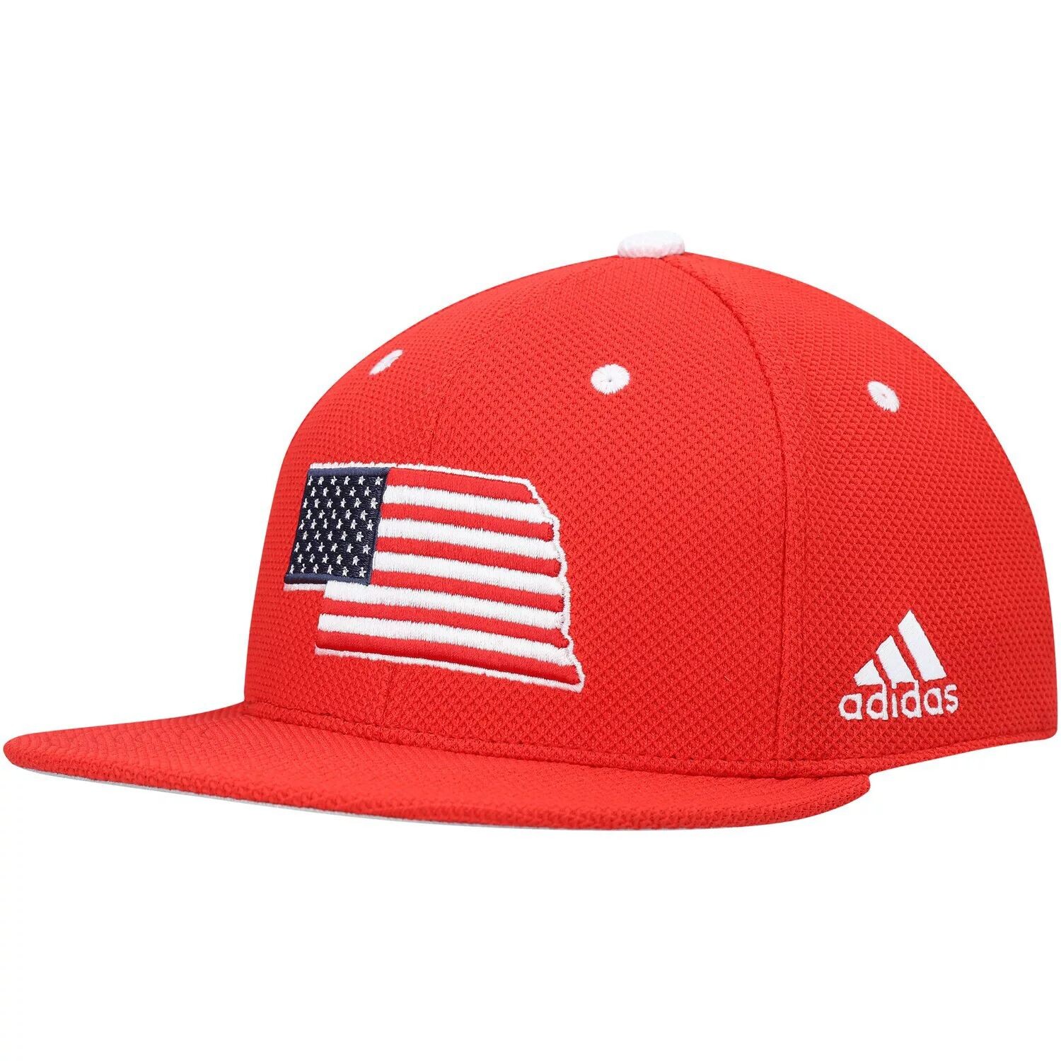 

Мужская бейсбольная бейсболка adidas Scarlet Nebraska Huskers On-Field