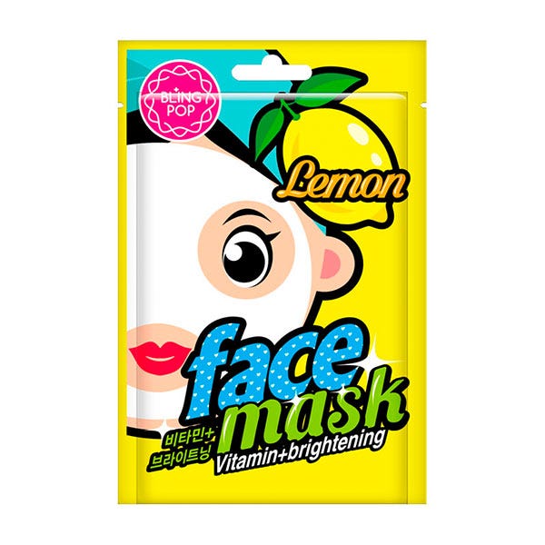 Лимонно-витаминная маска 1 шт Bling Pop isafe bling pop up hard cover iphone 13 pro black
