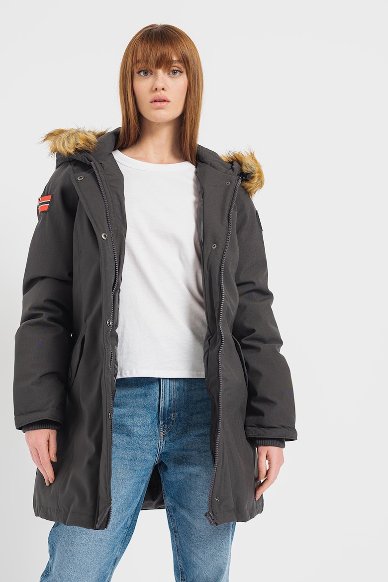 цена Зимняя куртка Династи на эко пуху Geo Norway, серый