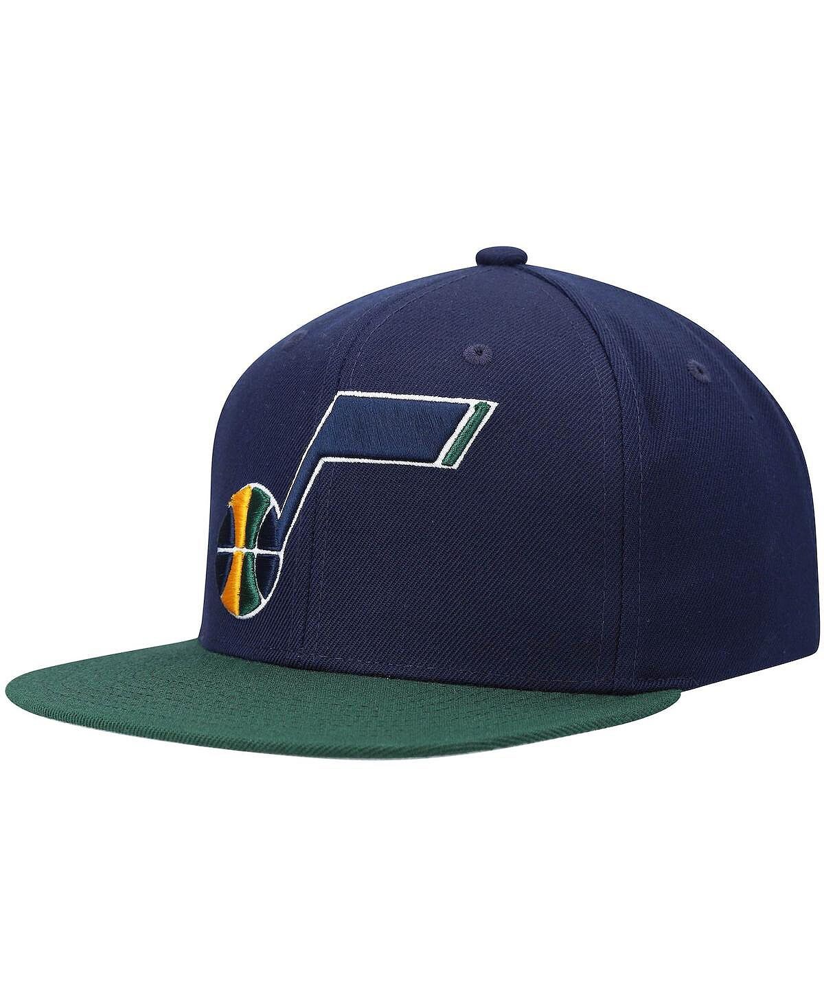 

Мужская сине-зеленая двухцветная кепка Snapback 2.0 Utah Jazz Team Utah Jazz Team Mitchell & Ness