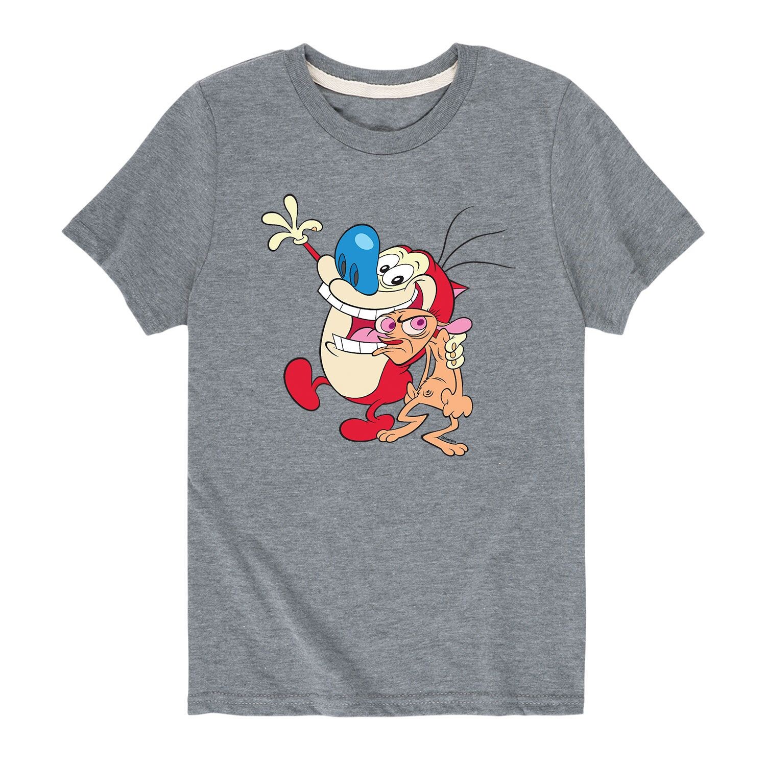 

Футболка Nickelodeon Ren & Stimpy для мальчиков 8–20 лет с боковыми объятиями Licensed Character
