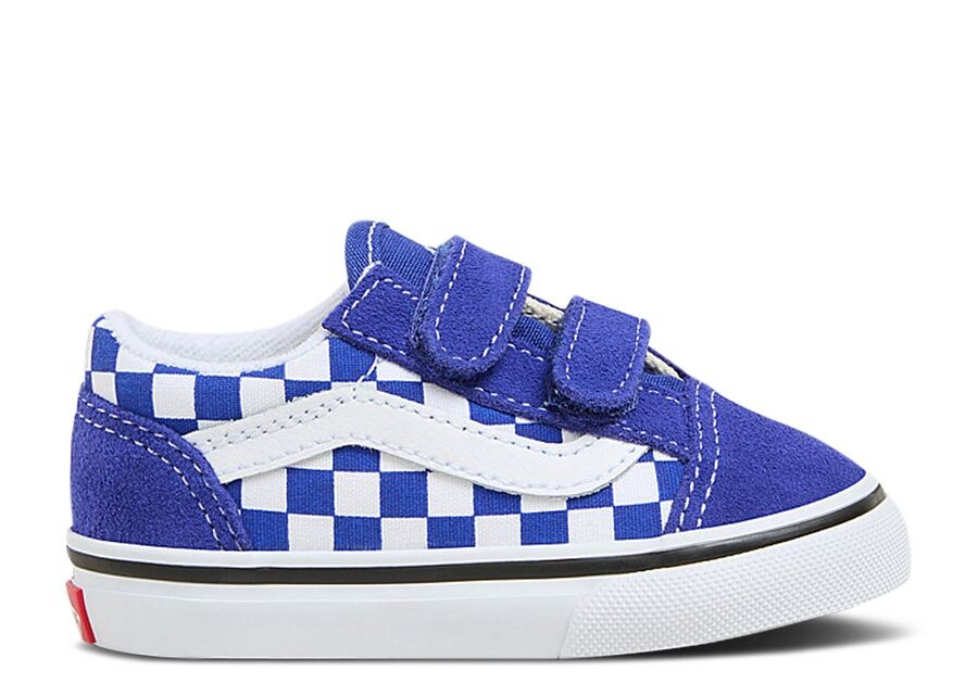 

Кроссовки Vans Old Skool V Toddler, цвет Checkerboard Surf The Web
