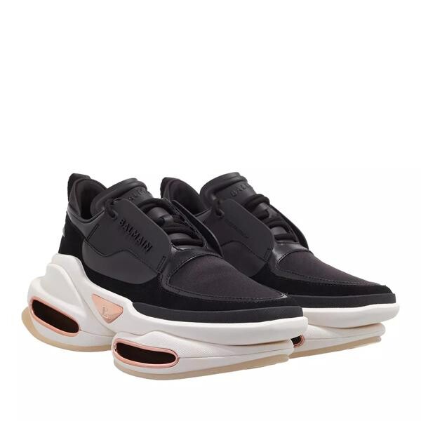 

Кроссовки low top bbold sneaker leather black Balmain, черный