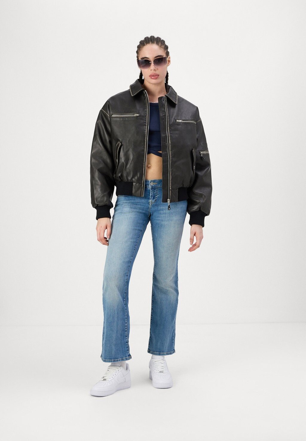 

Куртка из искусственной кожи PERRIE PU BIKER BDG Urban Outfitters, черный