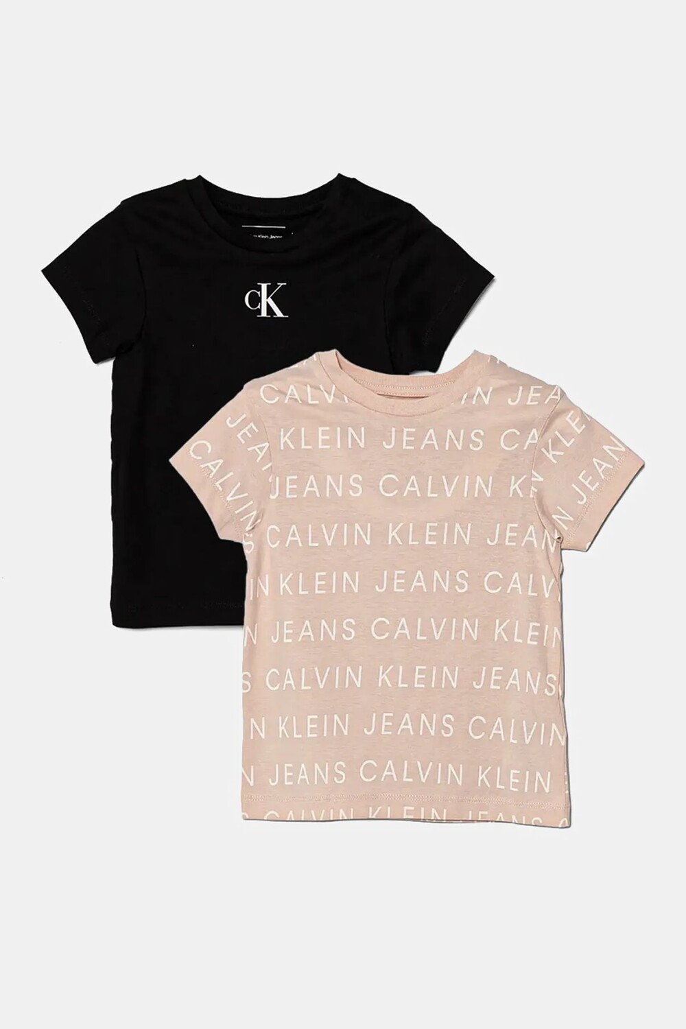 

Хлопковая детская футболка Calvin Klein Jeans, 2 шт, розовый