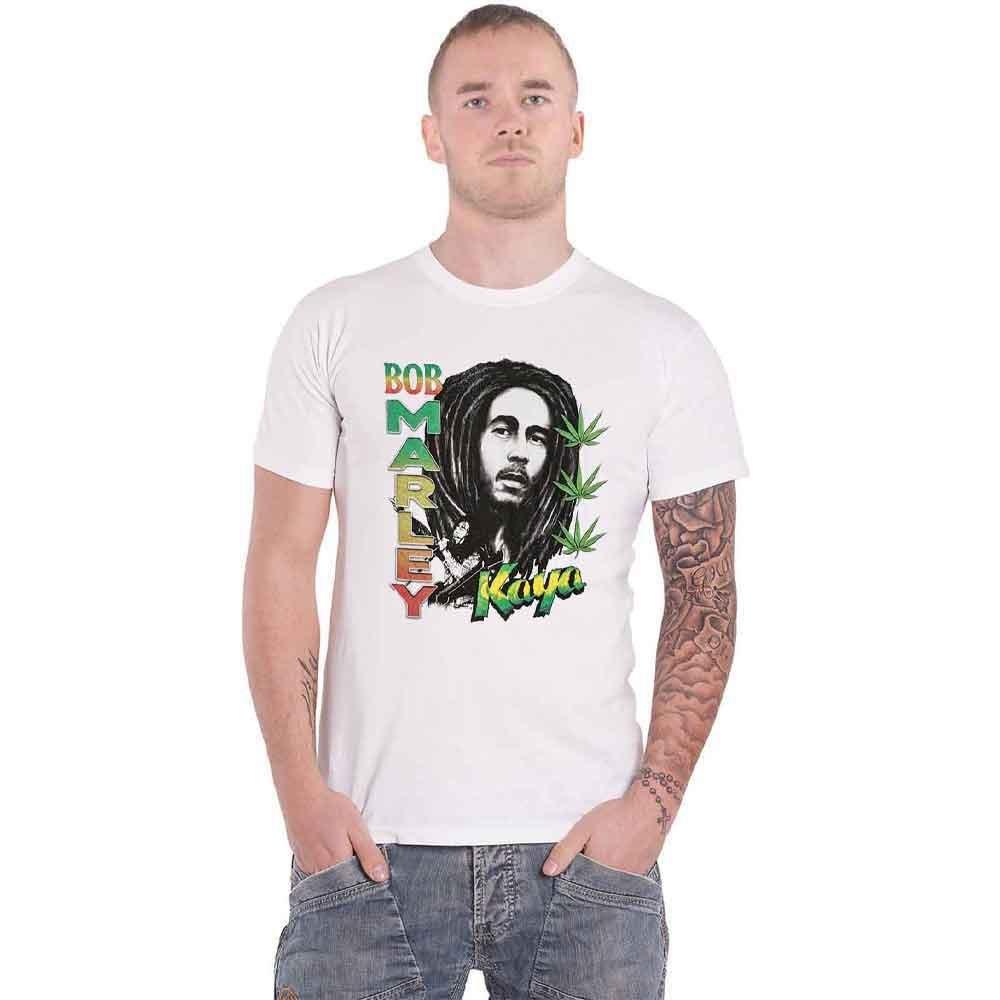 Футболка с изображением Кая Bob Marley, белый