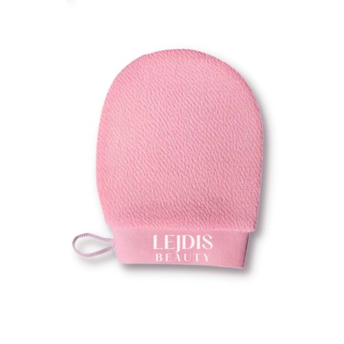Отшелушивающая перчатка для пилинга лица, розовая Lejdis kitsch отшелушивающая перчатка 1 шт