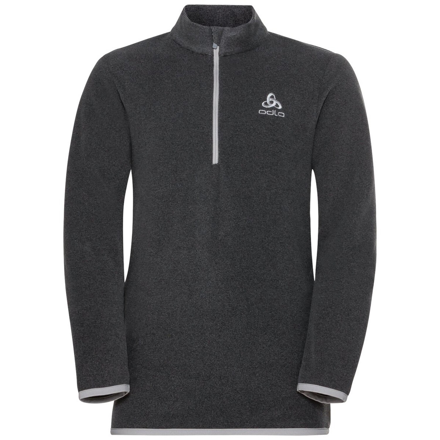 

Футболка Odlo Layerlangarm ROY HALFZIP, цвет shale grey black stripes