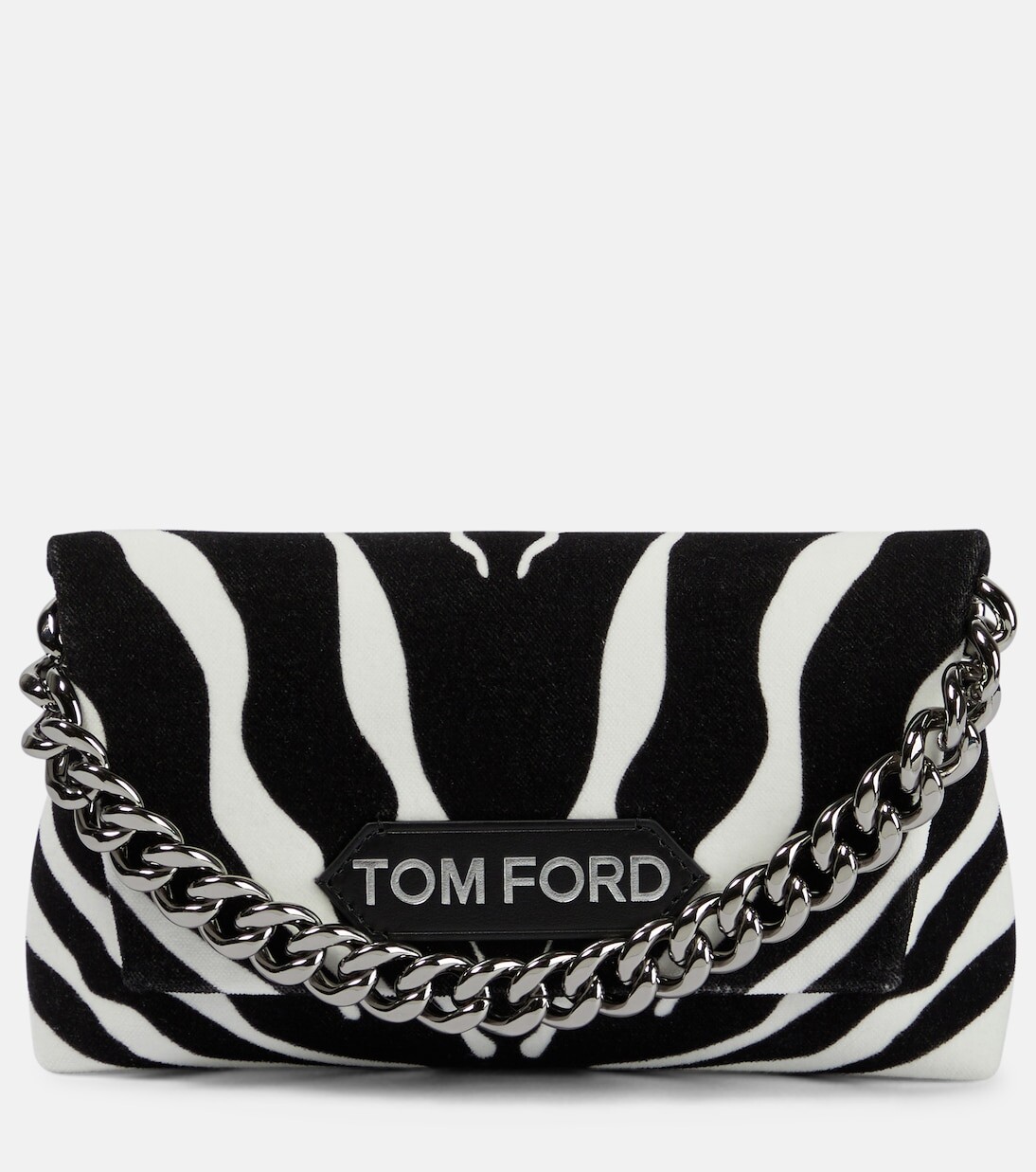

Миниатюрная бархатная сумка через плечо label Tom Ford, мультиколор