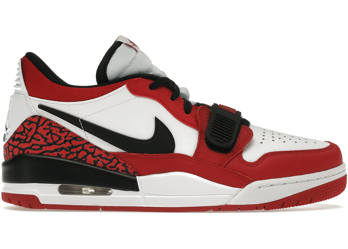 

Кроссовки Nike Air Jordan Legacy 312 Low Chicago Red, белый / красный / черный