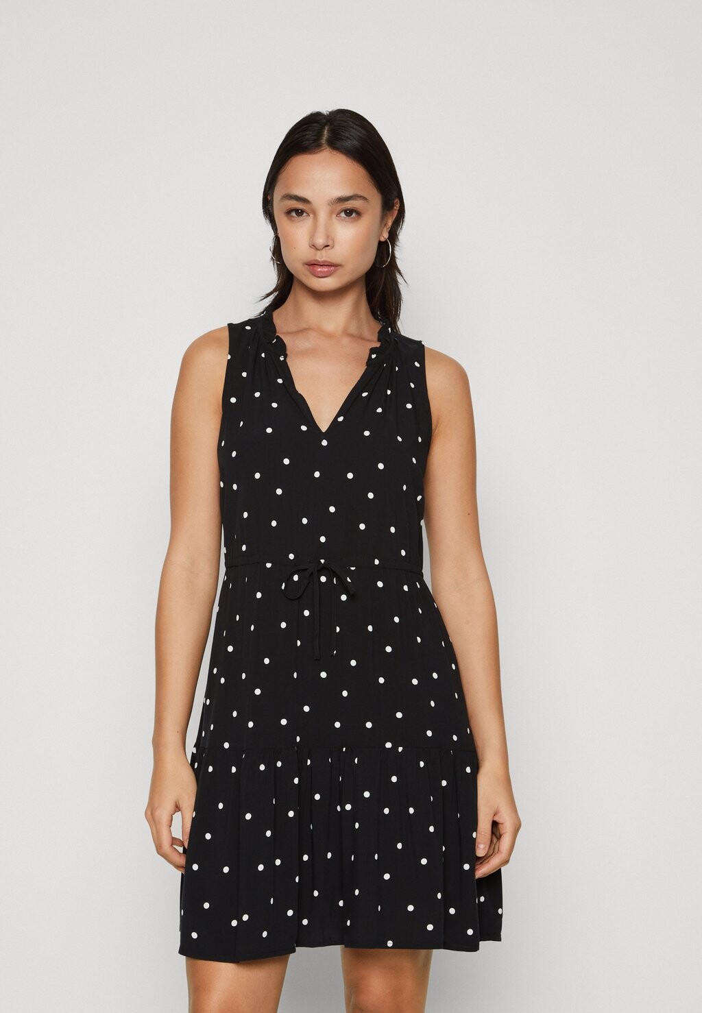 

Летнее платье Dress GAP, цвет black/white