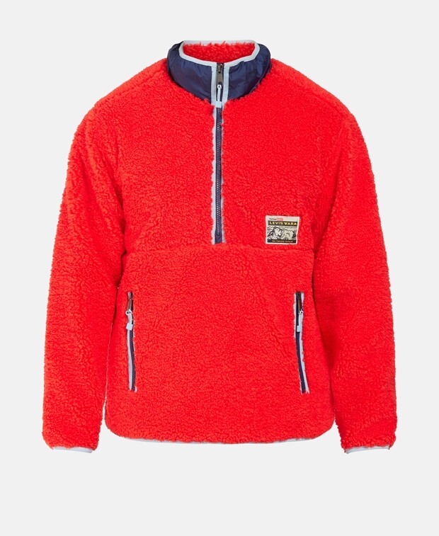 

Толстовка Levi's, вишнево-красный