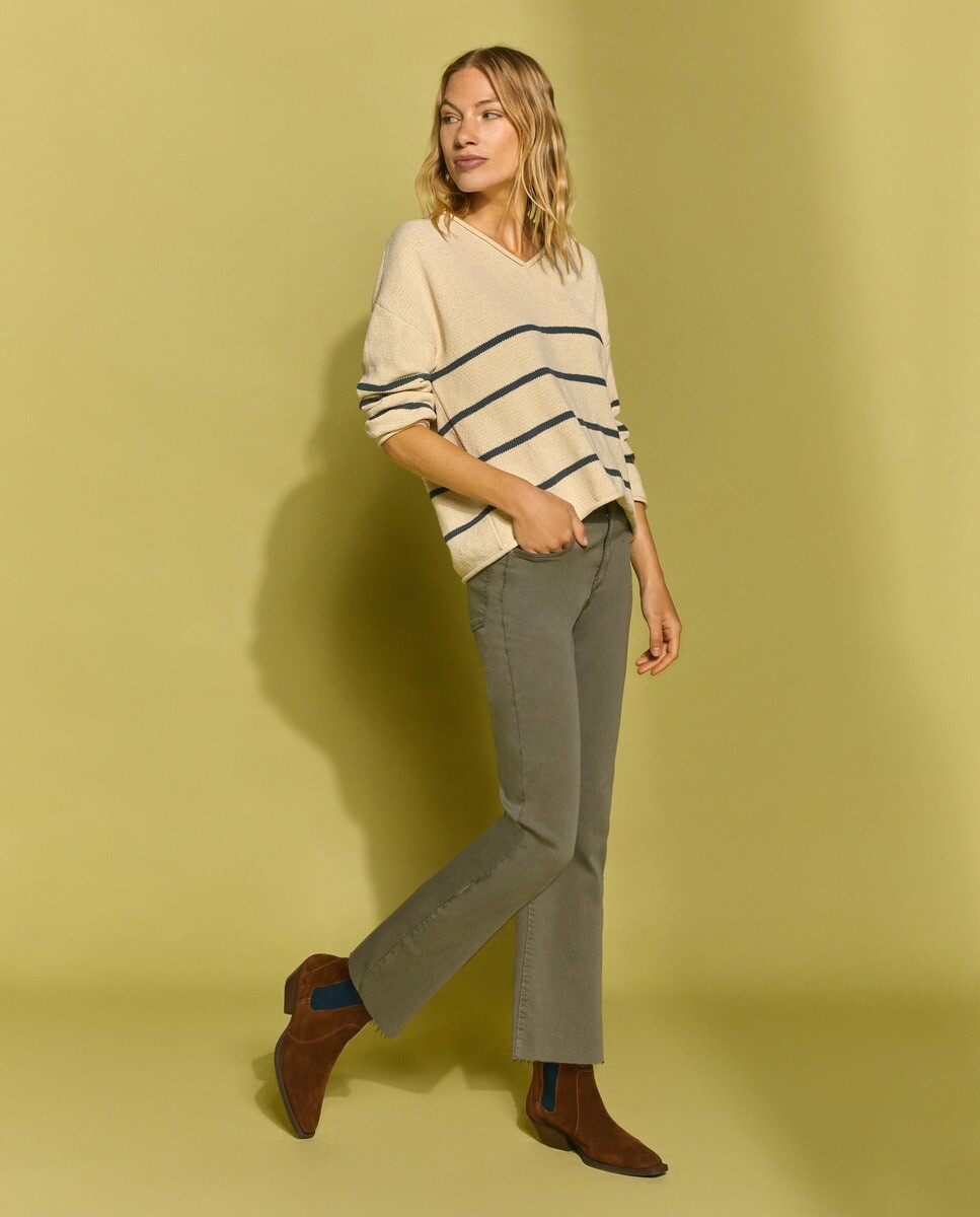 

Женский свитер из синели Southern Cotton, бежевый