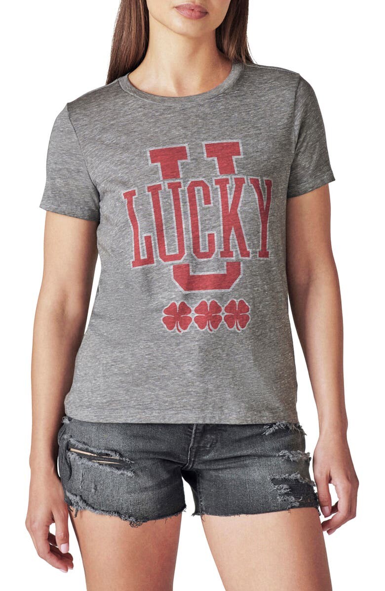 

Футболка с рисунком Lucky U LUCKY BRAND