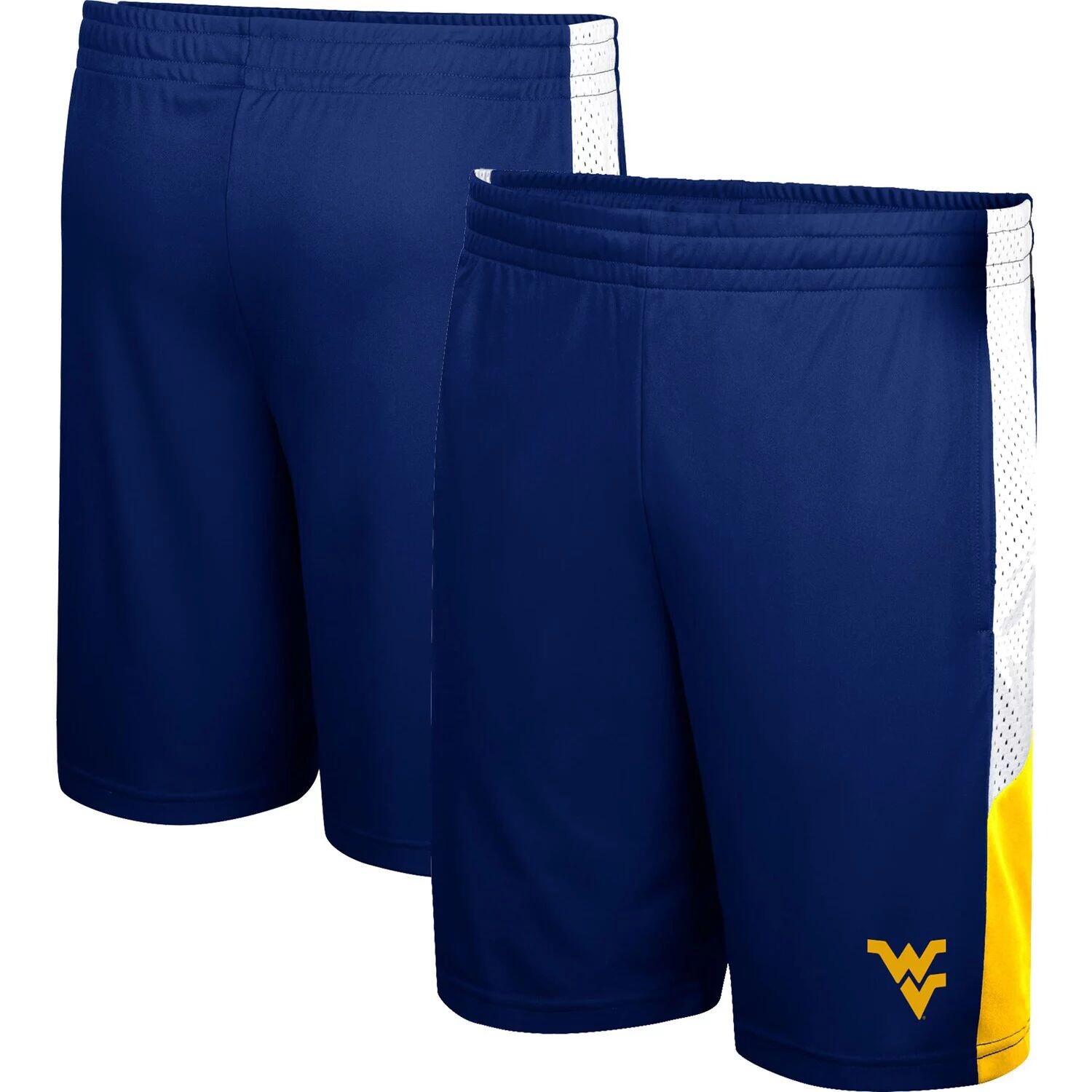 

Молодежные шорты Colosseum Navy West Virginia Mountaineers с цветными блоками Colosseum