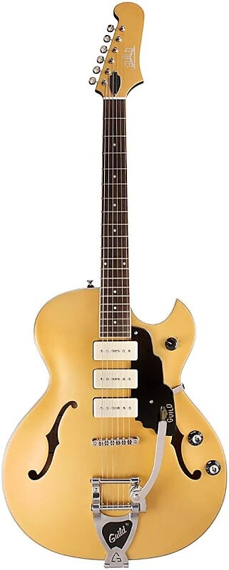 

Электрогитара Guild Semi-Hollow Starfire I Jet90 Electric Guitar with Tremolo, Satin Gold