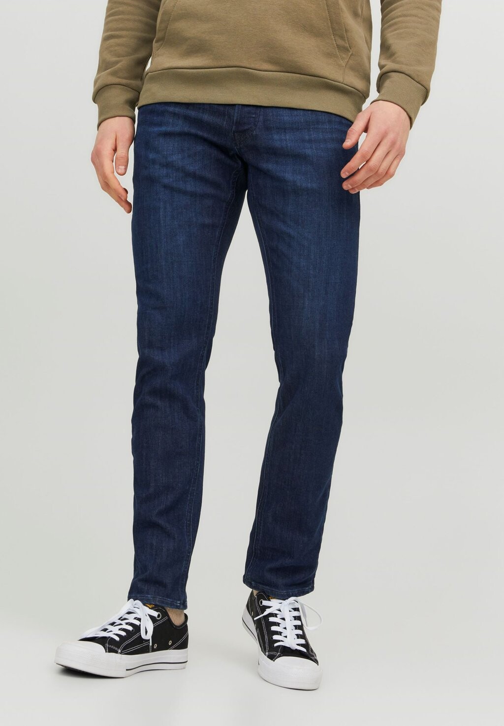 

Джинсы приталенного кроя JJITIM JJORIGINAL Jack & Jones, синий деним