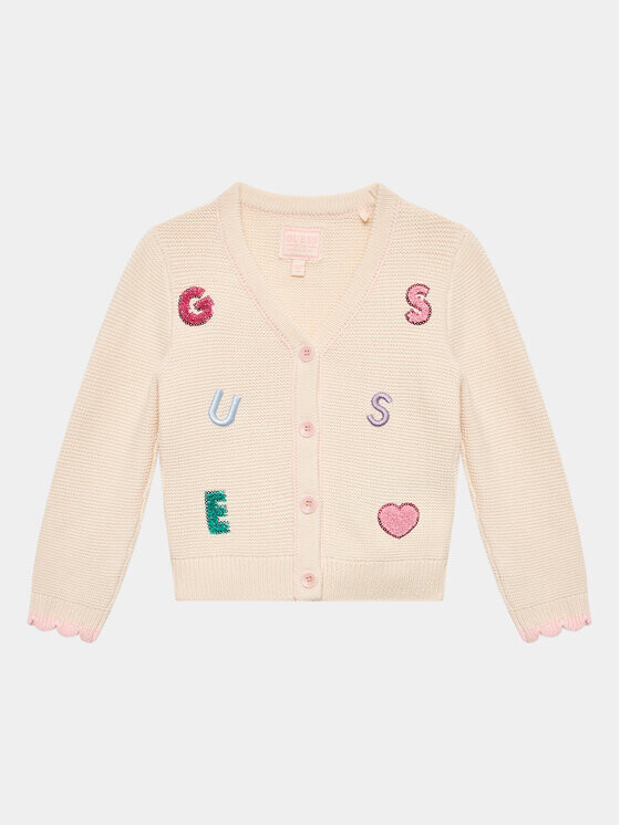 

Кардиган стандартного кроя Guess, экрю
