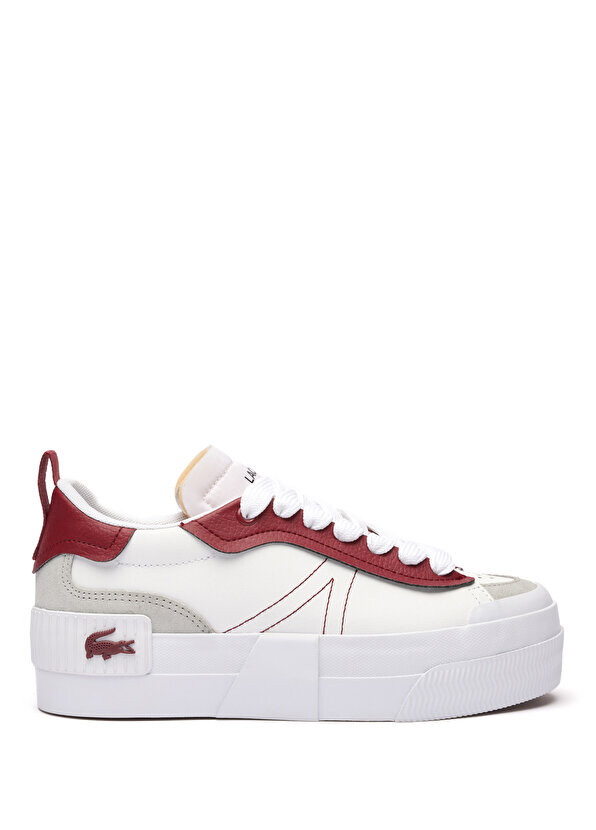 

Женские белые кроссовки на платформе l004 Lacoste