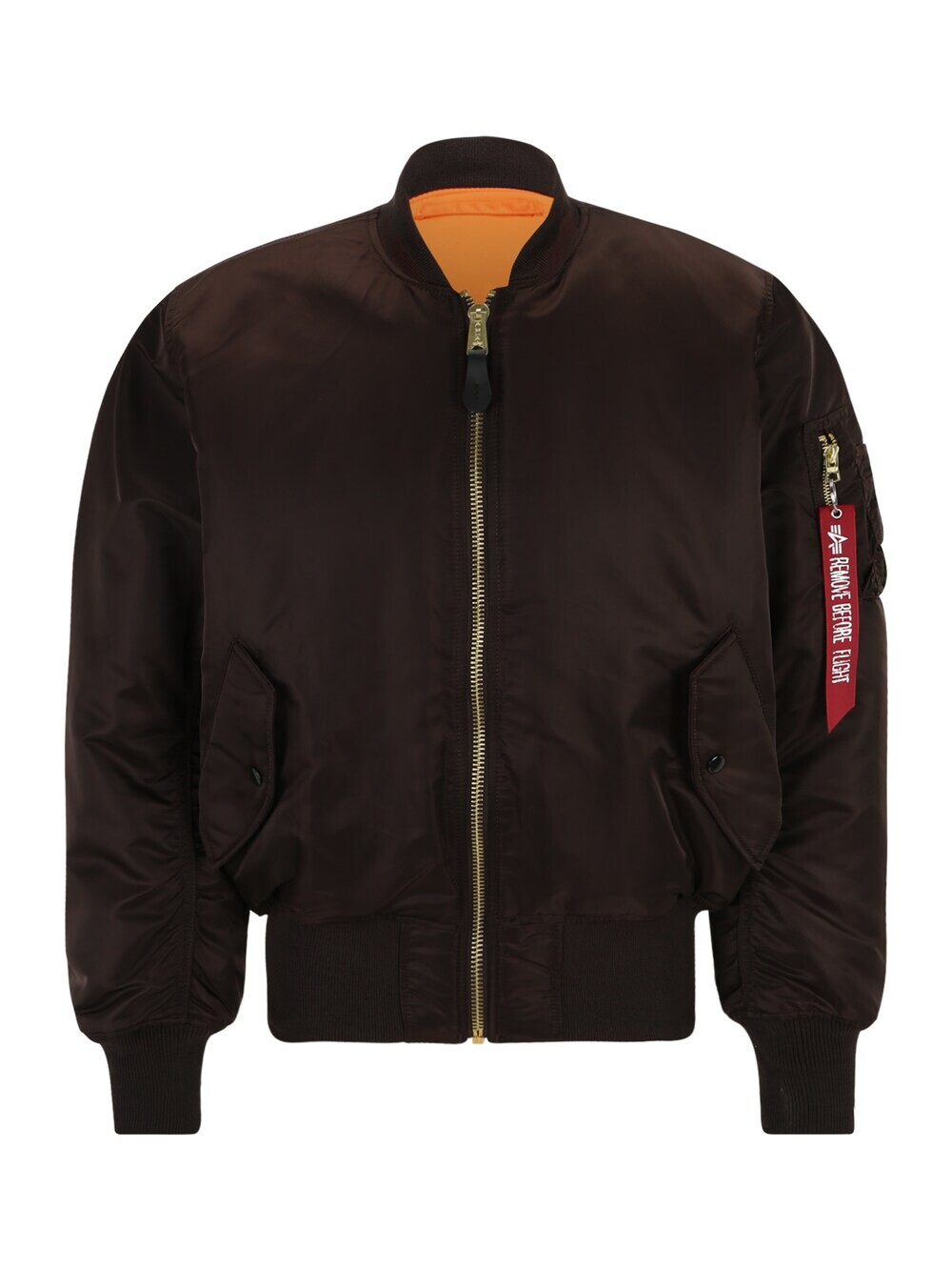 

Межсезонная куртка Alpha Industries MA-1, темно коричневый
