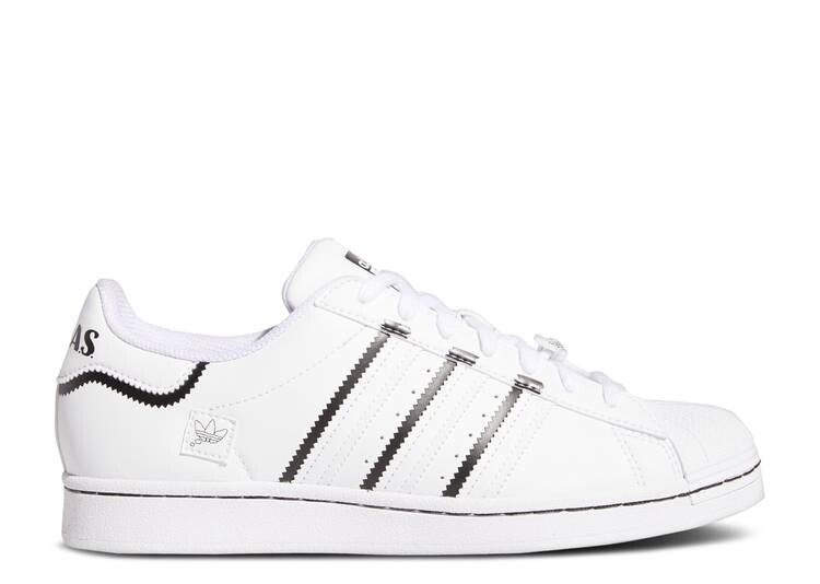 

Кроссовки Adidas SUPERSTAR 'WHITE BLACK', белый