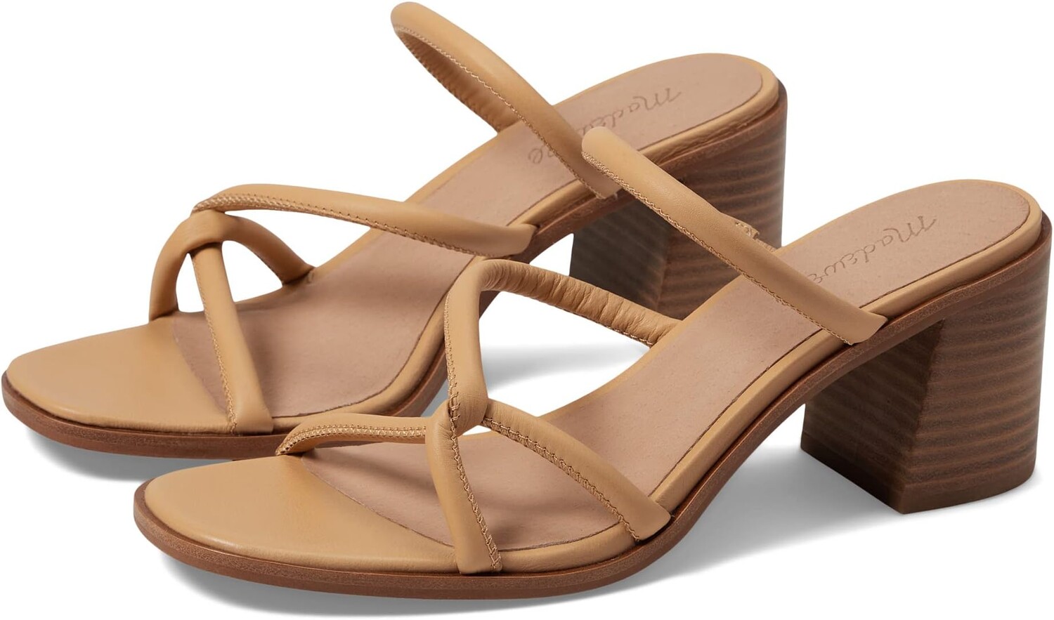 

Босоножки The Tayla Sandal in Leather Madewell, цвет Vintage Beige