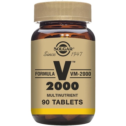 Мультинутриентная система Formula Vm-2000, 90 таблеток, Solgar formula vm 2000 мультивитамины богатые антиоксидантами 60 таблеток solgar