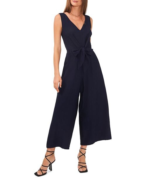 

Комбинезон с V-образным вырезом и завязкой спереди VINCE CAMUTO, цвет Blue